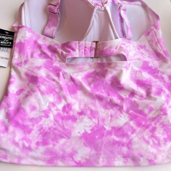 California Waves SUNKISSED SUNRISE
LAVENDER Tie-Dye Tankini Top US(16/18) New - Picture 9 of 11